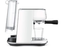 Sage Bambino - Sea Salt -Koffie Winkel sage bambino sea salt espresso machine waterreservoir