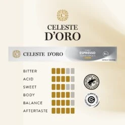 Celeste D'Oro - Finest Espresso - 10 Cups 12 Celeste D'Oro - Finest Espresso - 10 Cups -Koffie Winkel sfeer product cdo nespresso espresso