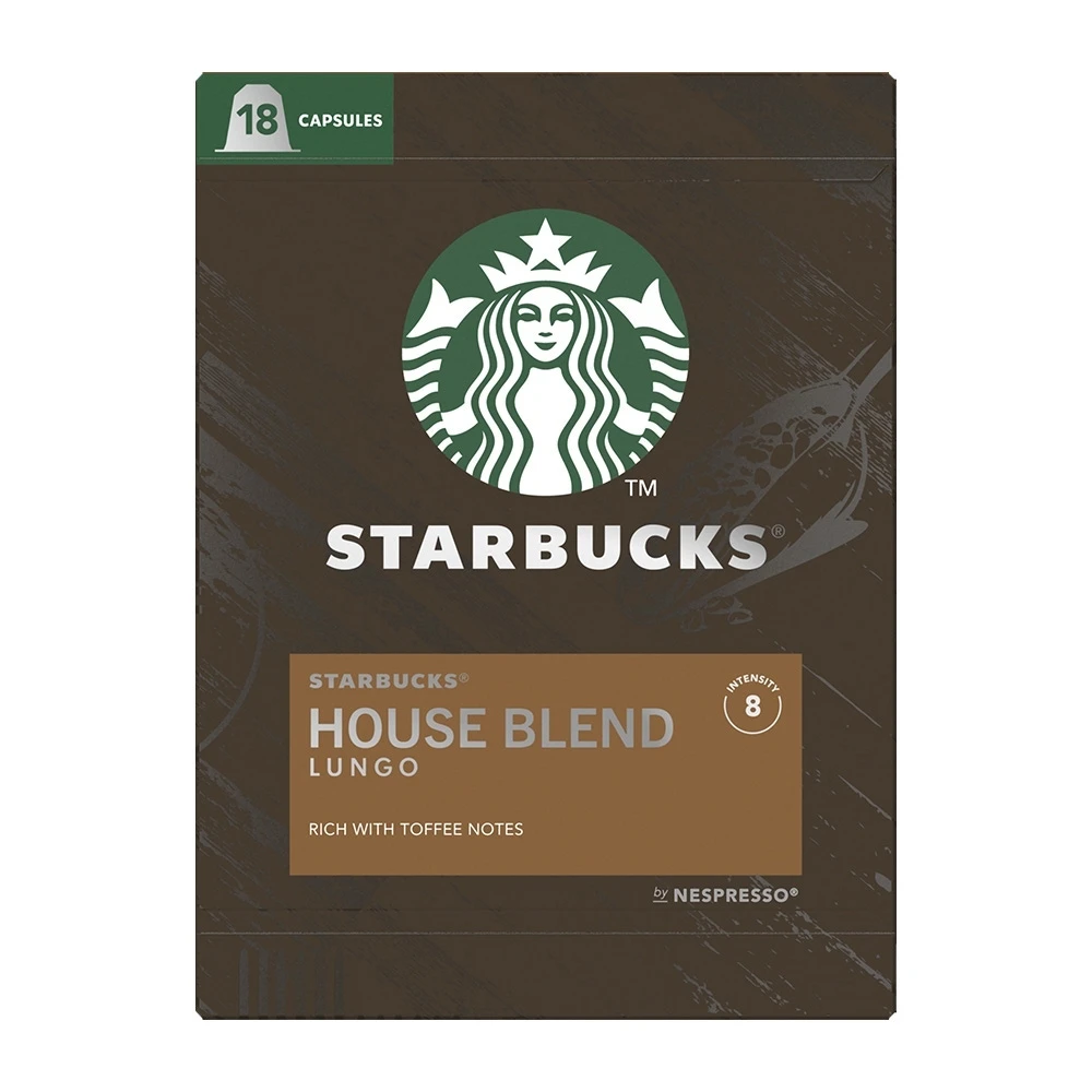 Starbucks - House Blend Lungo - 18 Cups 1 Starbucks - House Blend Lungo - 18 Cups